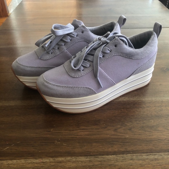 Zara Basic collection Platform Fashion Trainers